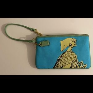 NWT Coach Wristlet Bonnie Cashin Bon Print Canvas